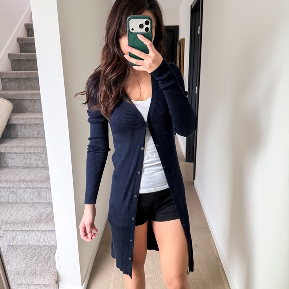 Dolce & Gabbana Old Money Preppy Designer Knit Cardigan Dress Button Down S - Picture 4 of 10